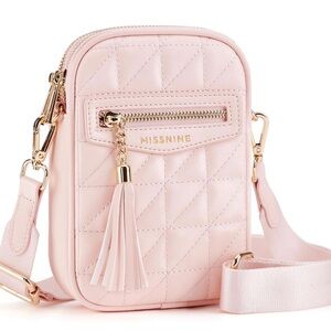 NWT RFID Purses Quilted Shoulder Purses with Wide Adjustable Strap MULTI COLORS